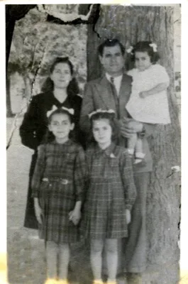 Familia Herrera Aceituno en 1950