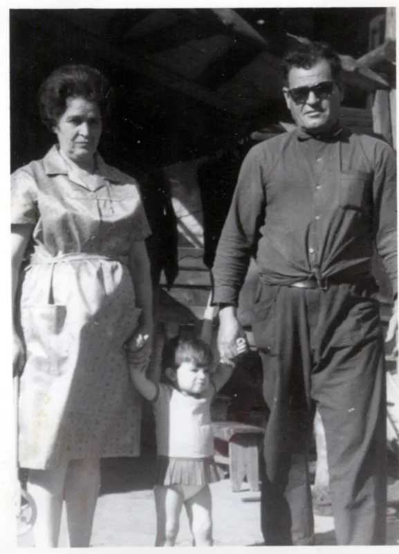 Pedro Herrera y su mujer Piedad en 1965