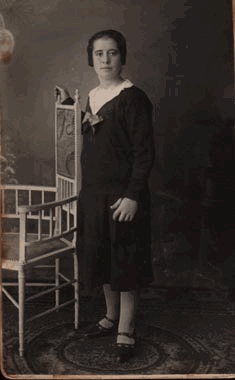 Irene Arriba en los años 30